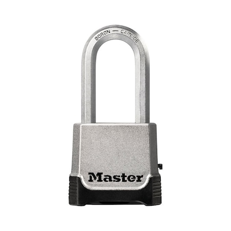 Master Lock Master Lock Magnum 2-1/4 in. W Die-Cast Zinc 4-Pin Cylinder Weather-Resistant Padlock M176XDLHHC